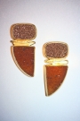 Copper Drusy Earrings