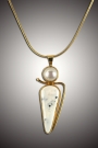 White Buffalo Stone Pendant