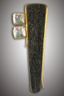 Petrified Wood Pin